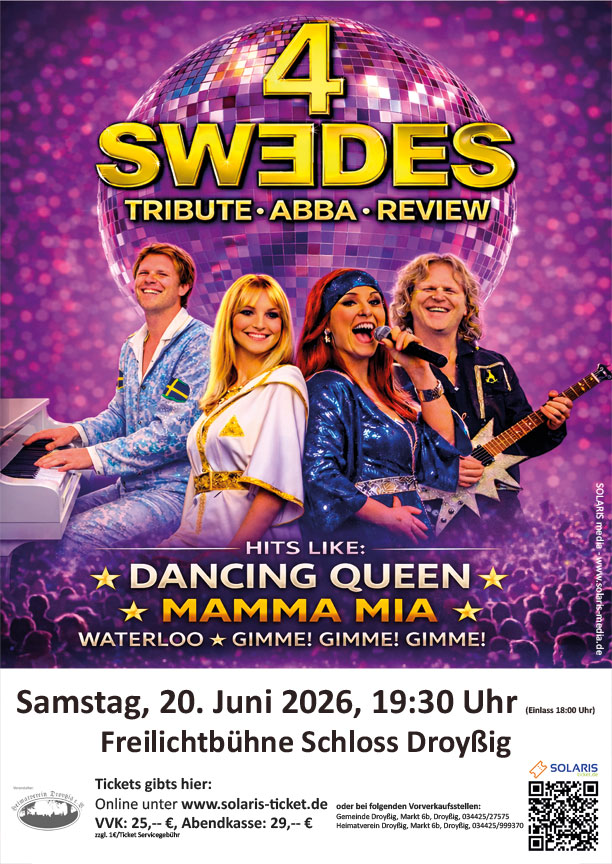 4 SWƎDES - TRIBUTE * ABBA * REVIEW