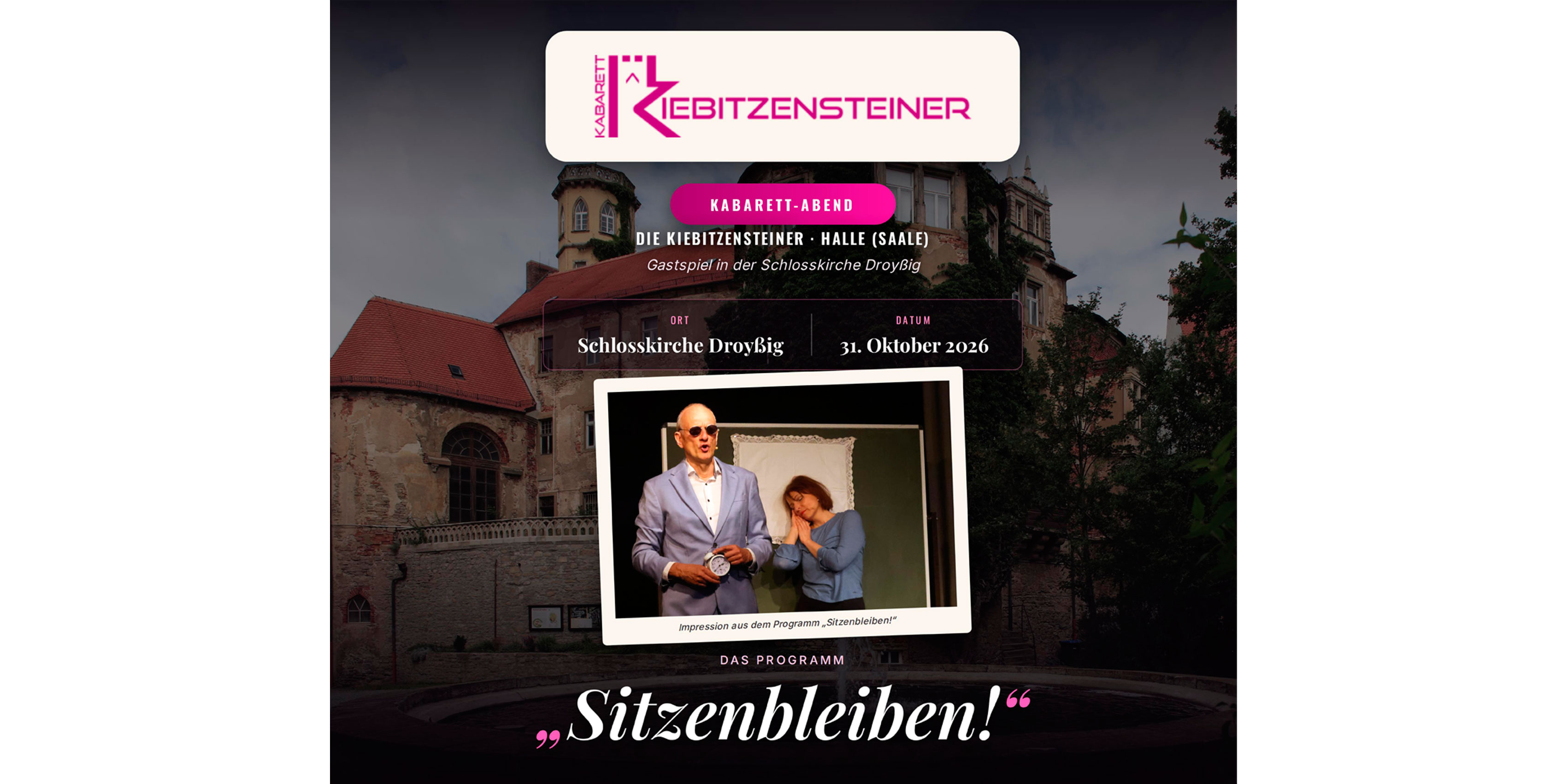 Die Kiebitzensteiner | "Sitzenbleiben!" (Kabarett)